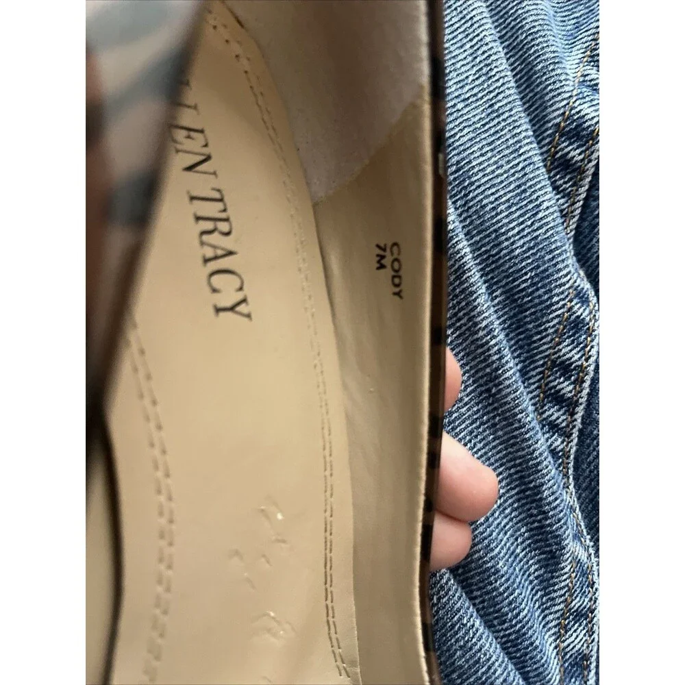Ellen Tracy Animal Print Patent Leather Cody Pumps Size 7 Gifts for Her